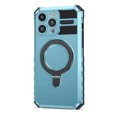 thumbnail image 2 of For Apple iPhone 15 Plus (6.7") Hybrid Bumper Invisible Stand Compatible with Magsafe 360° Ring Kickstand Shockproof Phone Case Cover by Xpression - Sky Blue, 2 of 7