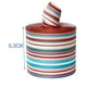 thumbnail image 3 of 5 yardas/rollo 25 63mm sarape mexicano rayas multicolor cinta de grosgrain para hacer lazos para el cabello suministros decoración para fiesta, 3 of 5