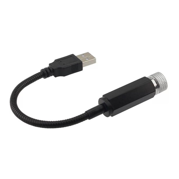 5V USB Car Roof Star Night Light Auto Interior LED Proyector Lámpara (1pc Rojo)