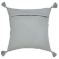 thumbnail image 3 of Ox Bay Indoor Traditional Textured Medallion Throw Pillow, Silver Gray, 20" x 20", 3 of 11