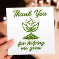 thumbnail image 7 of 3drose, Teacher Reward- Thank You for Helping Me Grow, 6 Greeting Cards with Envelopes, 7 of 7