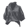 thumbnail image 2 of Endives Womens Shirt Stand Collar 3/4 Length Sleeve V Neck Spring Summer Outfits Casual Blouses Shirts Womens Tops 2026, 2 of 6