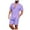 Purple, variant on Wancir Men Short Sets Outfits 2 Piece Casual Summer Tracksuits Short Sleeve Muscle Gym Workout Athletic Sports Suits Sets