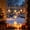 C, variant on Christmas Window Hanging Light, Suction Cup Battery LED Curtain, Star Snowflake Tree