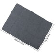 thumbnail image 2 of TABLZONE 1Pc Home Ground Decor Floor Pad Black Soft Thick Material Non Skid Backing, 2 of 7