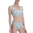 thumbnail image 4 of High Waisted Bikini Sets For Women, Cute Panda Flying In The Sky Swimsuits Tummy Control, Two Pieces Bathing Suit, 4 of 8