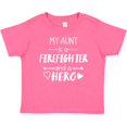 thumbnail image 3 of Inktastic My Aunt is a Firefighter and a Hero Boys or Girls Baby T-Shirt, 3 of 5