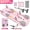 Pink, variant on Pilates Board with Resistance Bands, Foldable Ab Trainer for Home Workout