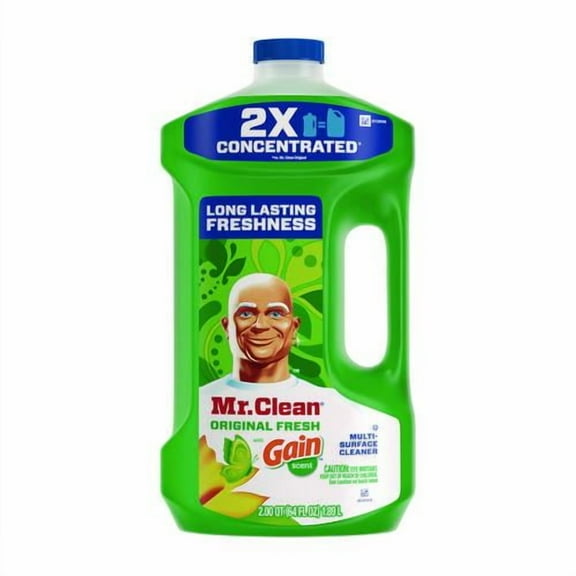 Multipurpose Cleaning Solution, Gain Original Fresh Scent, 64 oz Bottle | Bundle of 2