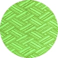 thumbnail image 1 of Ahgly Company Indoor Round Abstract Green Modern Area Rugs, 8' Round, 1 of 4