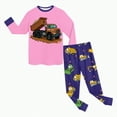 thumbnail image 5 of UAYOTSE Kids Toddler Pajamas Boys Girls Fleece Pajama Set Spring Warm Sleepwear Pjs Set Plush Tops+Pants Outfits Loungewear,Sizes 4-5 Years, 5 of 5