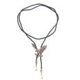 thumbnail image 3 of Hombres Leather Eagle Rodeo Bolo Tie - Bronce Sunnimix Vintage Eagle Bolo Tie, 3 of 8