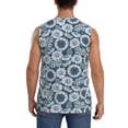 thumbnail image 4 of Kdxio Sunflowers for Men's Muscle T-shirt,Sleeveless for Workout Running Athletic Gym Lounge Casual, 4 of 7