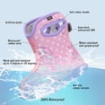 thumbnail image 2 of MCIKCC Baby Waterproof Rubber Rain/Snow Boots for Toddler Boys & Girls, Pink, 5, 2 of 6