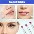 thumbnail image 6 of Vocoste 3 Pcs Makeup Brush Set Lip Makeup Brush Wooden Handle Brush Lip Brush Professional Makeup Tool, 6 of 7