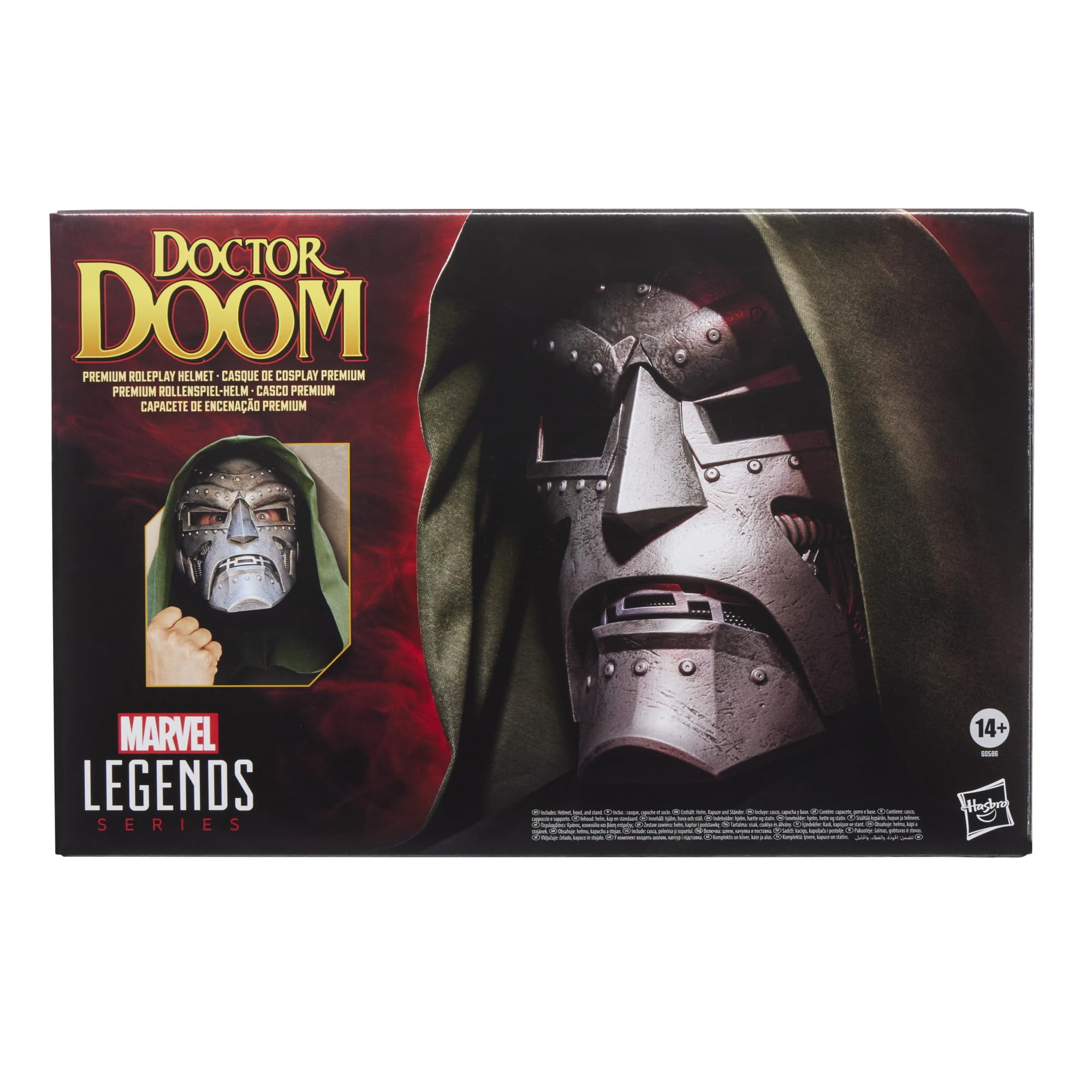 Marvel Legends Series Doctor Doom Premium Roleplay Helmet, Fantastic Four Comics Collectible Gear for Adults