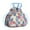 Boho Bohemia Flower-1, variant on Boho Bohemia Flower Drawstring Lunch Bag Women - Drawstring Lunch Bag Insulated for Work Office - Stain-Resistant Large Lunchbags for Women with Multi-Pockets
