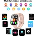 thumbnail image 5 of WeurGhy Smart Watch for Women Men, Fitness Tracker, 110+ Sports Modes, Bluetooth Call and Music Control, 1.91" HD Touchsreen, IP68 Waterproof, Rose Gold, 5 of 7