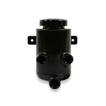 Holley 198-212 Power Steering Remote Reservoir Black Aluminum
