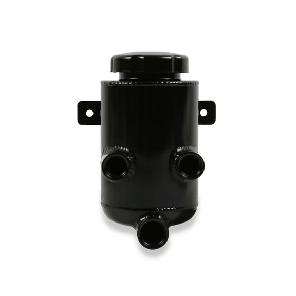 Holley 198-212 Power Steering Remote Reservoir Black Aluminum