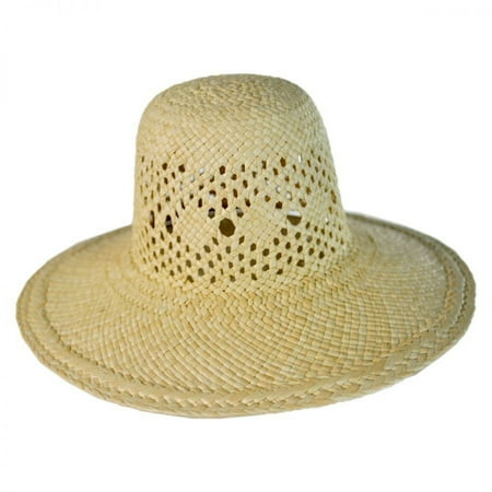 Kong Natural Straw - Mini Panama Straw Sun Hat - ONE SIZE - Natural