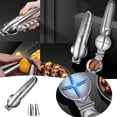 thumbnail image 1 of Portable 304 Stainless Steel Nut Clamp & Chestnut Clamp Ergonomic Design For Easy & Shelling Durable & Ideal For Home & Kitchen Use Extra Large Clips Stainless Steel Paper Clips Snack Throwback Bag, 1 of 3