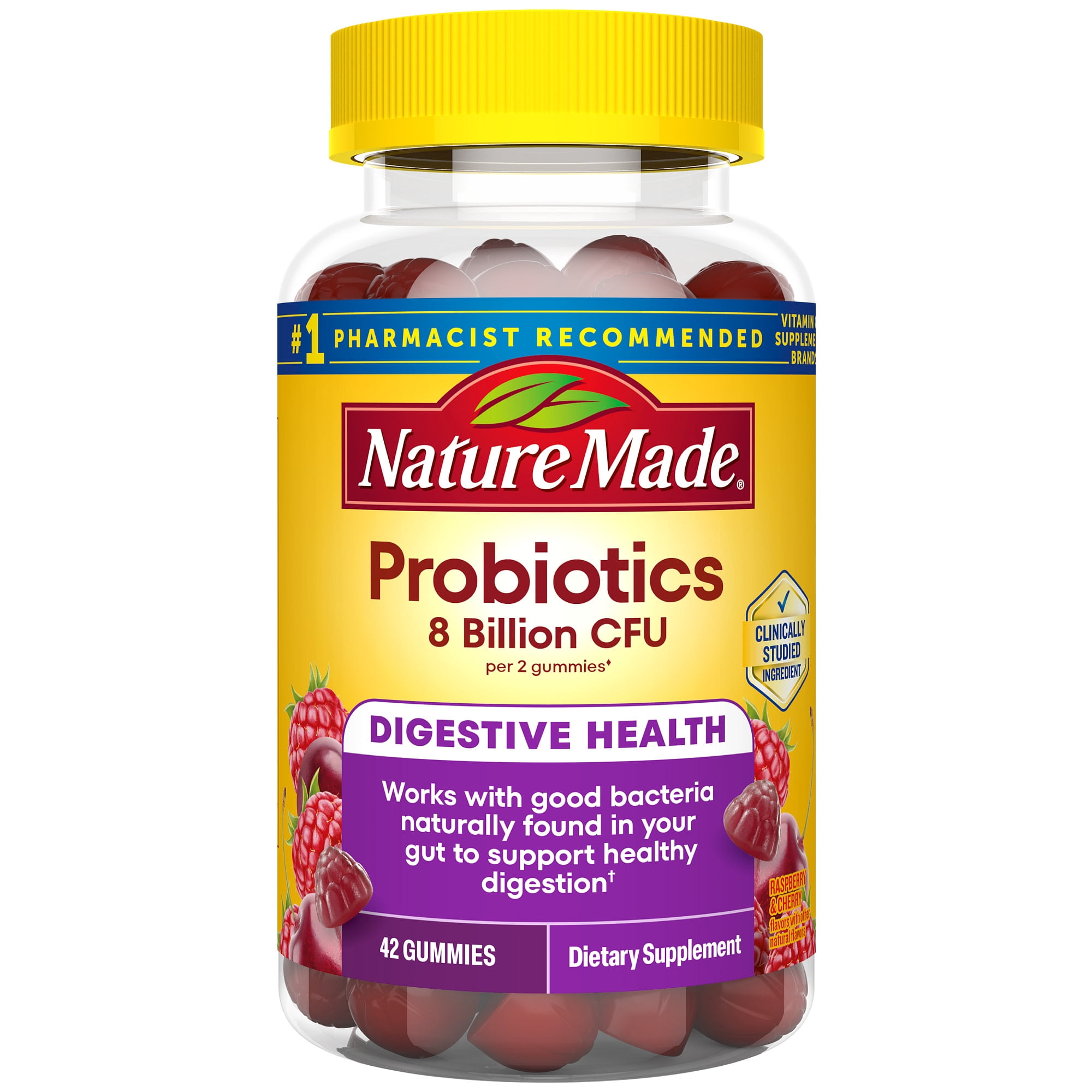 Nature Made Digestive Probiotics Gummies, 42 Count