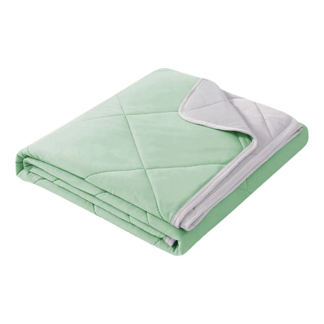 Couverture Glacée 39x59 Po Couverture d'Été Rafraîchissante en Fibre Douce Lavable en Machine Couvertures Rafraîchissantes pour Dormeurs Chauds Toutes Saisons Réversible Literie d'Hôtel de Luxe Respirante et Légère pour Dormeurs Chauds et Bouffées de Chaleur