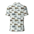 thumbnail image 4 of Rocae Tractor and Dumper for Men's Short Sleeve Polo Shirt, Quick Drying Performance Moisture Wicking Sports Men's Golf Shirt, 4 of 9