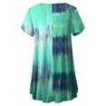 thumbnail image 4 of LARACE Tunic Tops for Women Summer Short Sleeve Plus Size Round Neck Blouse Tee, 4 of 5