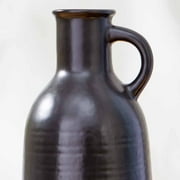 Better Homes & Gardens Black Ceramic Jug Vase, 8 in