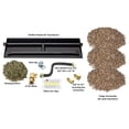 thumbnail image 2 of 24" Vented LP Gas Log Fireplace Heavy-Duty Dual Row Gas Burner with Deluxe Kit, 2 of 10