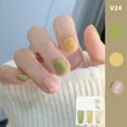 thumbnail image 2 of Riforla Three Color Nail Polish No Baking Quick Drying Set Durable Tearable Water Based Manicure 1ml Nail Polish, 2 of 3