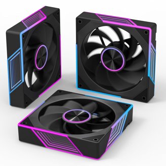 Hifrost 120mm ARGB Case Fan – 4pin PWM – 1800RPM, 75 CFM, Hydraulic Bearing – Silent PC Fan