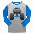 thumbnail image 6 of TOWED22 Toddler Baby Boy 2Pcs Outfits Letters Print Pullover Tops + Drawstring Pants Set Fall Winter Clothes Size:5-6 Y,Color:Sky Blue, 6 of 9