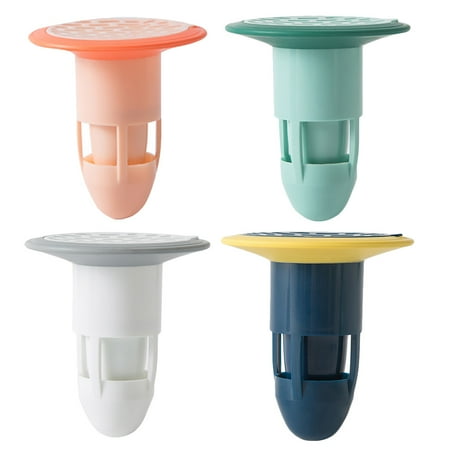

4PCS Floor Drain Backflow Preventer Deodorant Core Plastic Sink Drain Plug