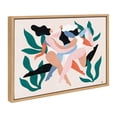 thumbnail image 2 of Kate and Laurel Sylvie Take Time To Dance Framed Canvas Wall Art by Maggie Stephenson, 18x24 Natural, Chic Abstract Art for Wall, 2 of 7