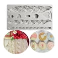 thumbnail image 1 of Fake Knitting Texture Fondant Silicone Mold for Cake Border Decorating(Gray,1Pcs) Rkxzt, 1 of 9