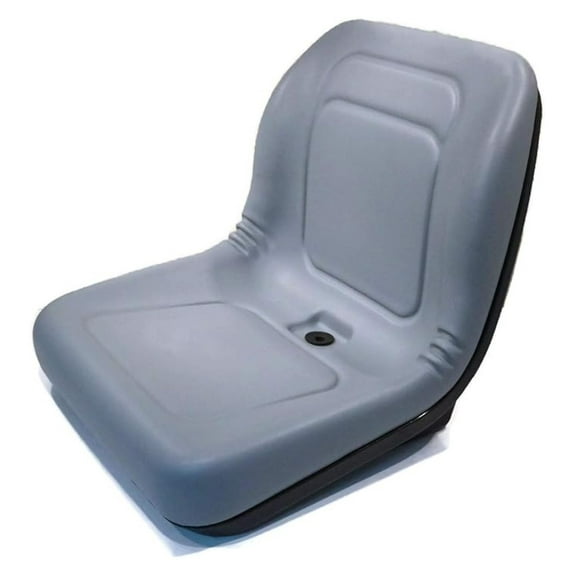 The ROP Shop New Grey High Back Seat for Lawn Mower