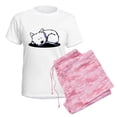 thumbnail image 6 of CafePress - Nap Time Westie Women's Light Pajamas - Women's Short Sleeve Print T-Shirt and Pants Light Cotton Pajama Set, 6 of 7