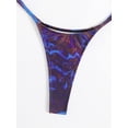 thumbnail image 5 of Coco&Chic Women's Cut Out Triange Criss Cross Backless Thong Sexy One Piece Bathing Suit, 5 of 5