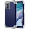 thumbnail image 6 of For Motorola Moto G 5G 2023, Slim Dual Layer 3 in 1 Heavy Duty Protection Hybrid Hard PC Soft Silicone Rugged Bumper Anti Slip Full-Body Protective Cases For Motorola Moto G 5G 2023,
Blue, 6 of 7