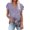 Purple, variant on Fesfesfes Yoga Top Fashion Womens Summer V-Neck Short Sleeve Print Casual T-shirt Blouse Cute Short Sleeve Tops for Women M(US:6)