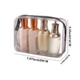 thumbnail image 2 of Bolsas transparentes para cosméticos Tergy, bolsa de aseo impermeable (paquete de 20), 2 of 6
