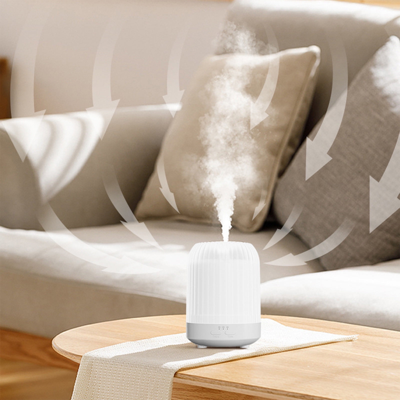 Momihoom Essential Oil Diffuser for Bedroom, Quiet Humidifiers for Home, Aromatherapy Diffuser & Safety Auto-Off Timer