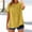 Yellow, variant on TYGHBN Trendy Women's T Shirts Casual Round Neck Top for Everyday Wear for Summer Easy To Pair with Jeans Or Casual Pants Long Sleeved Tee T Shirts Long Sleeve Women Top Women Loose Log Sleeve T