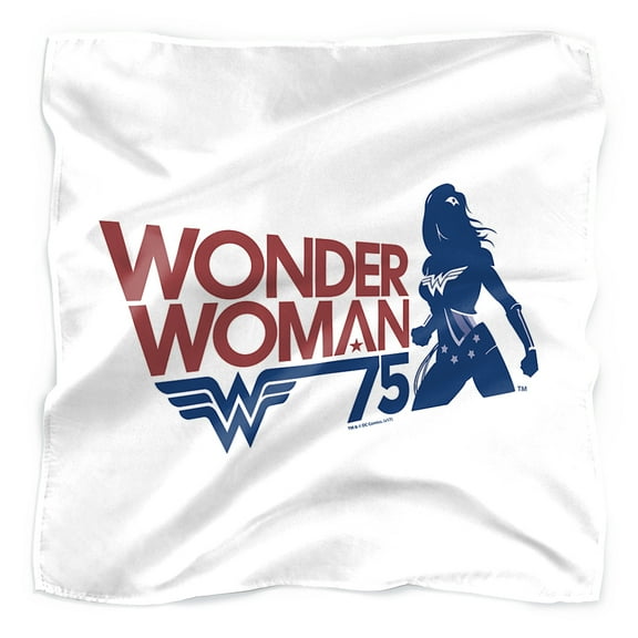 Wonder Woman 75 Silhouette Bandana (21 in x 21 in)