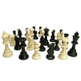 thumbnail image 6 of WE Games Tournament Black Vinyl Chess Set - Staunton Pieces - 20 in., 6 of 8