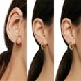 thumbnail image 5 of Hoop Earring for Women,Hypoallergenic Earrings,6 Pairs Earrings Set Gift for Women, 5 of 8