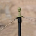 thumbnail image 4 of Decodeary 4Pcs Lightning Protection Cap Camping Canopy Tent Canopy Pillar Support Lightning Protector Tent Tarp Grabbers, 4 of 9